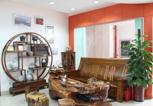 歐邁公司洽談區(qū)